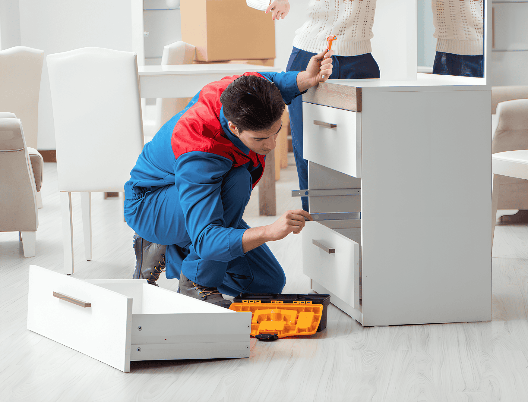 خدمة الفك والتركيب مع ري لوكيتر